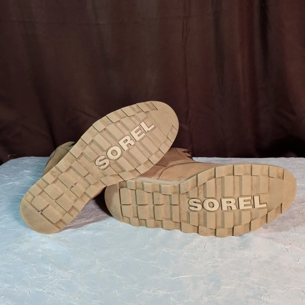 Sorel Madson II Boots Mens Size 11 Moc Toe Brown Waterproof Leather NM3851-242